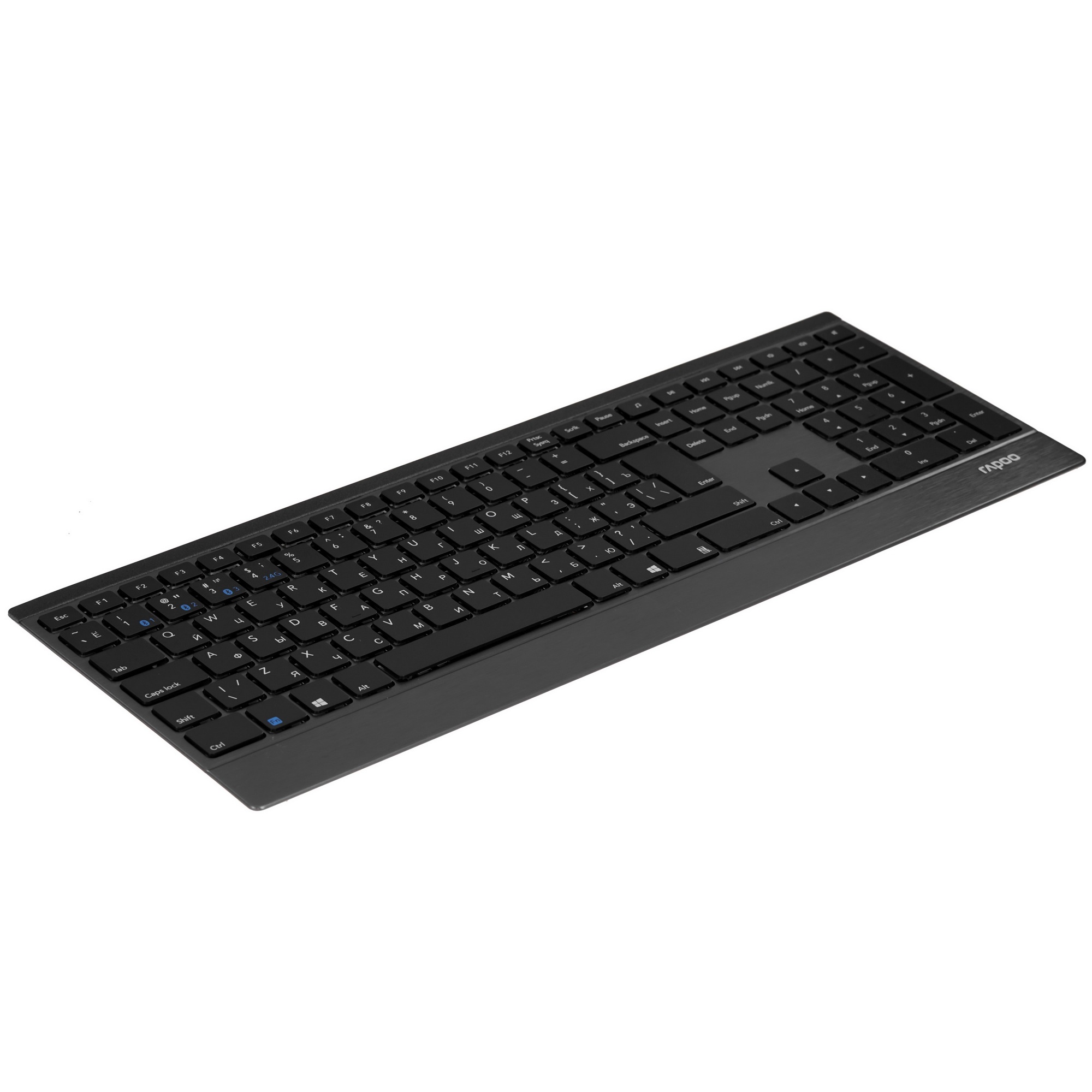 Клавиатура + мышь Rapoo 9500M клав:черный мышь:черный USB беспроводная Bluetooth/Радио slim [18892]