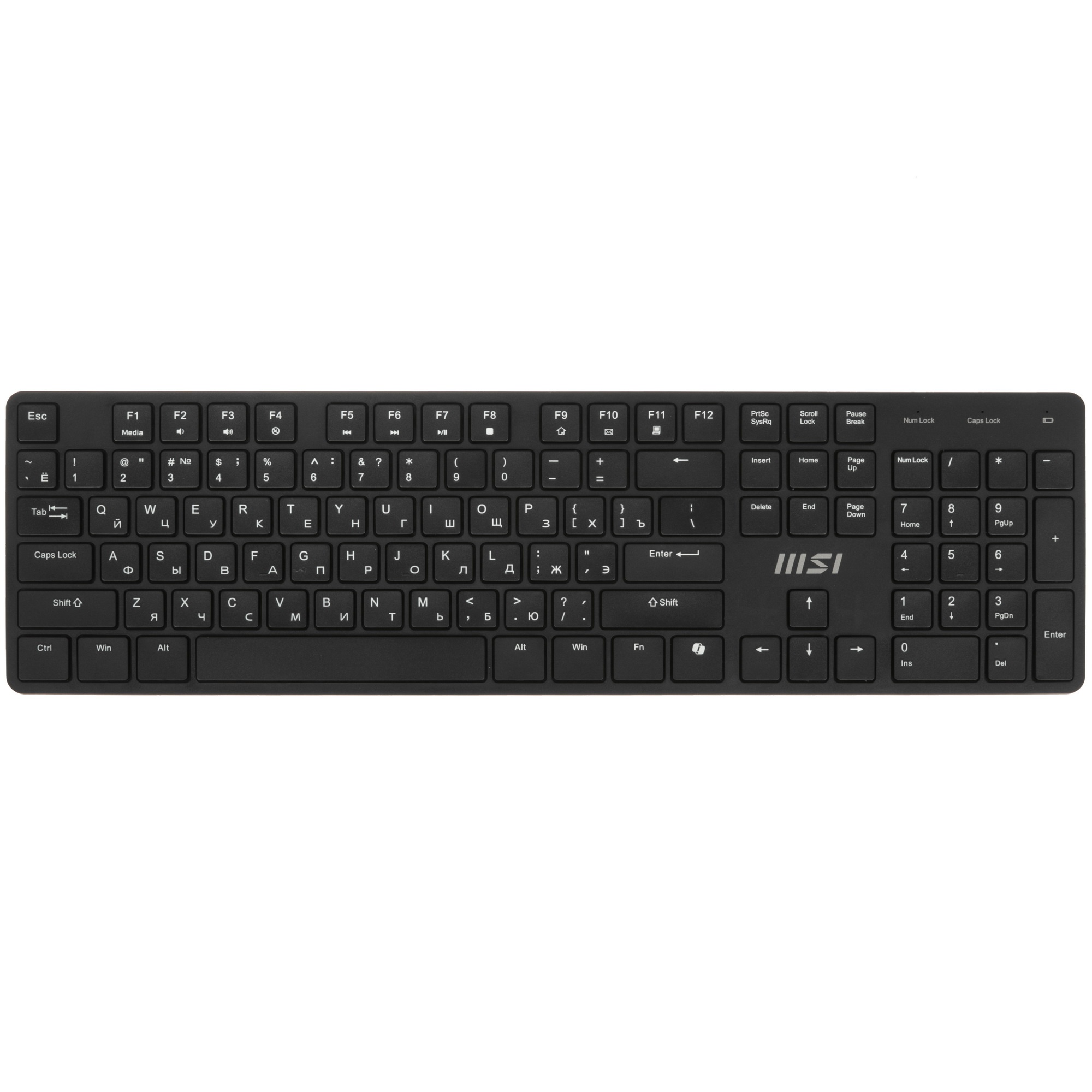 Клавиатура + мышь MSI FORGE K200 W COMBO MS-8ZA4 клав:черный мышь:черный беспроводная (S11-43RU304-Y
