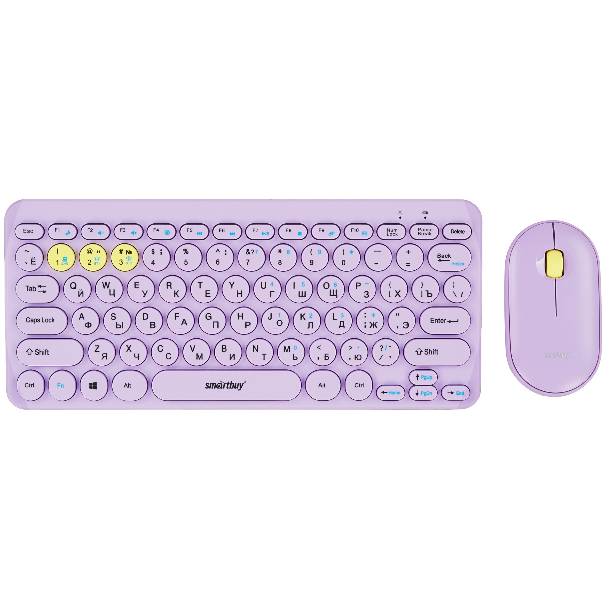 Комплект клавиатура+мышь Smartbuy (SBC-510590AG-V) 510590 фиолетовый