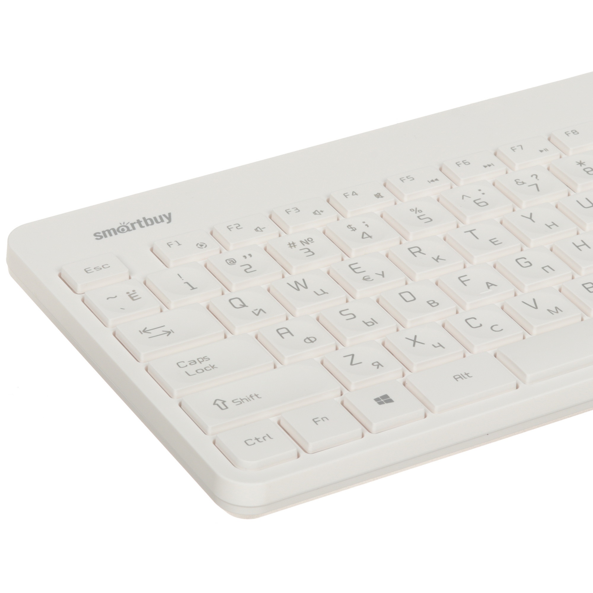 Комплект клавиатура+мышь Smartbuy (SBC-220349AG-W) 220349AG белый