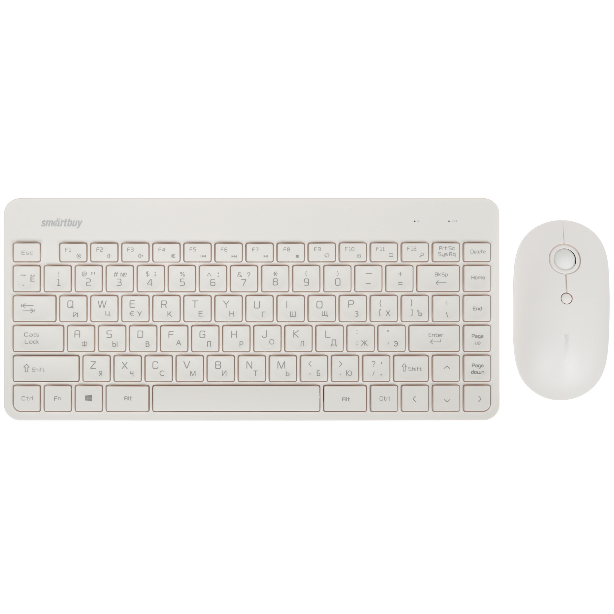 Комплект клавиатура+мышь Smartbuy (SBC-220349AG-W) 220349AG белый