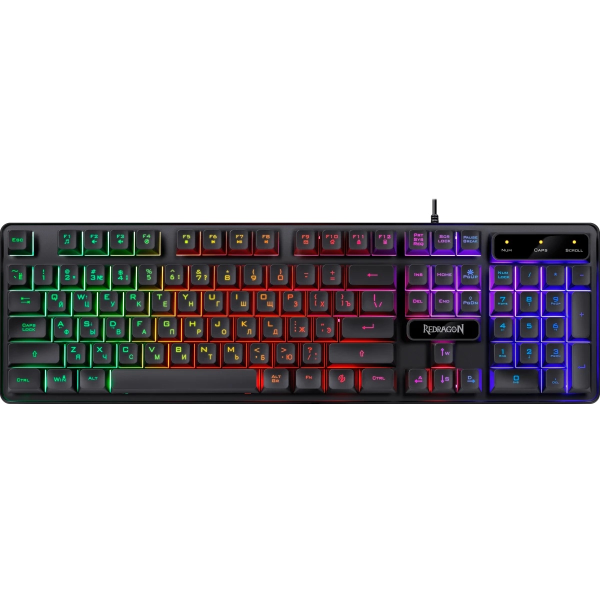 Игровой набор клавиатура + мышь + коврик + гарнитура Redragon S137 RU 72335