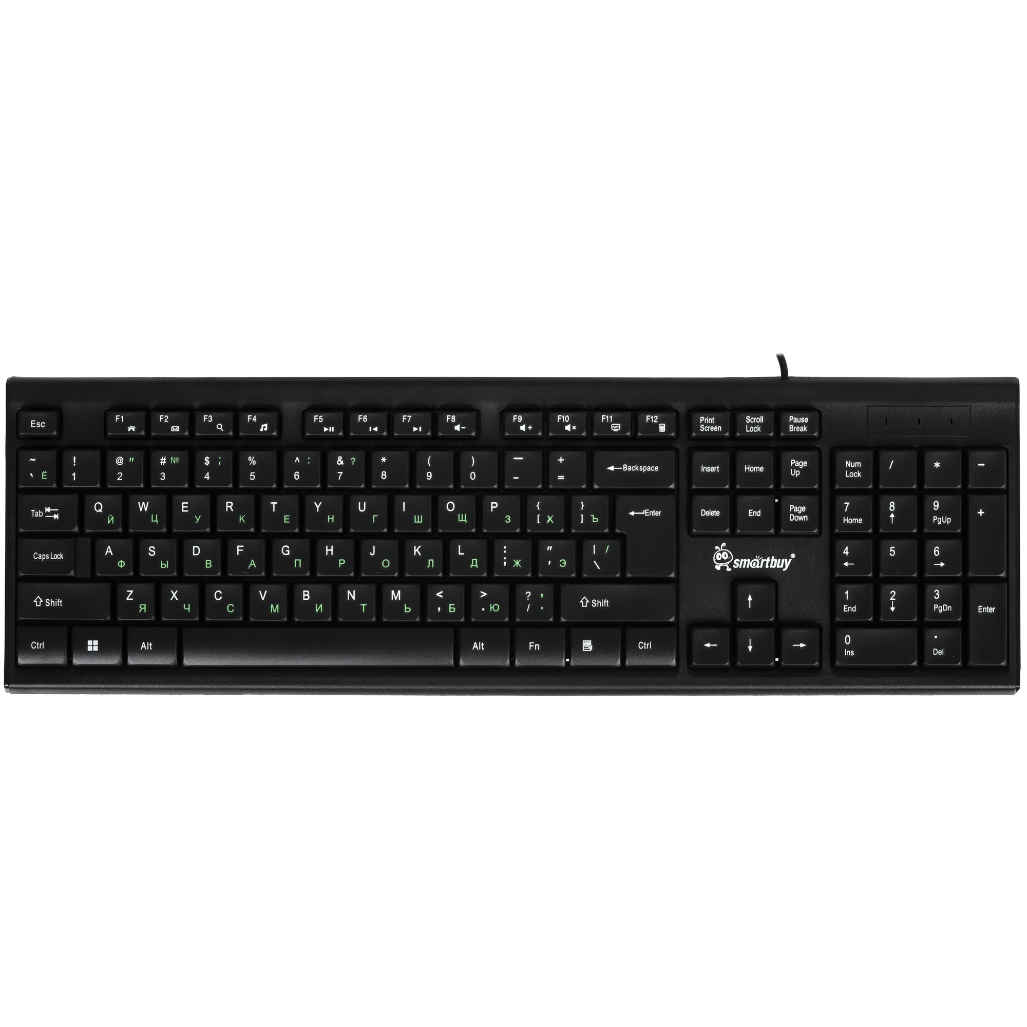Комплект клавиатура+мышь Smartbuy (SBC-114282-K) ONE 114282 черный