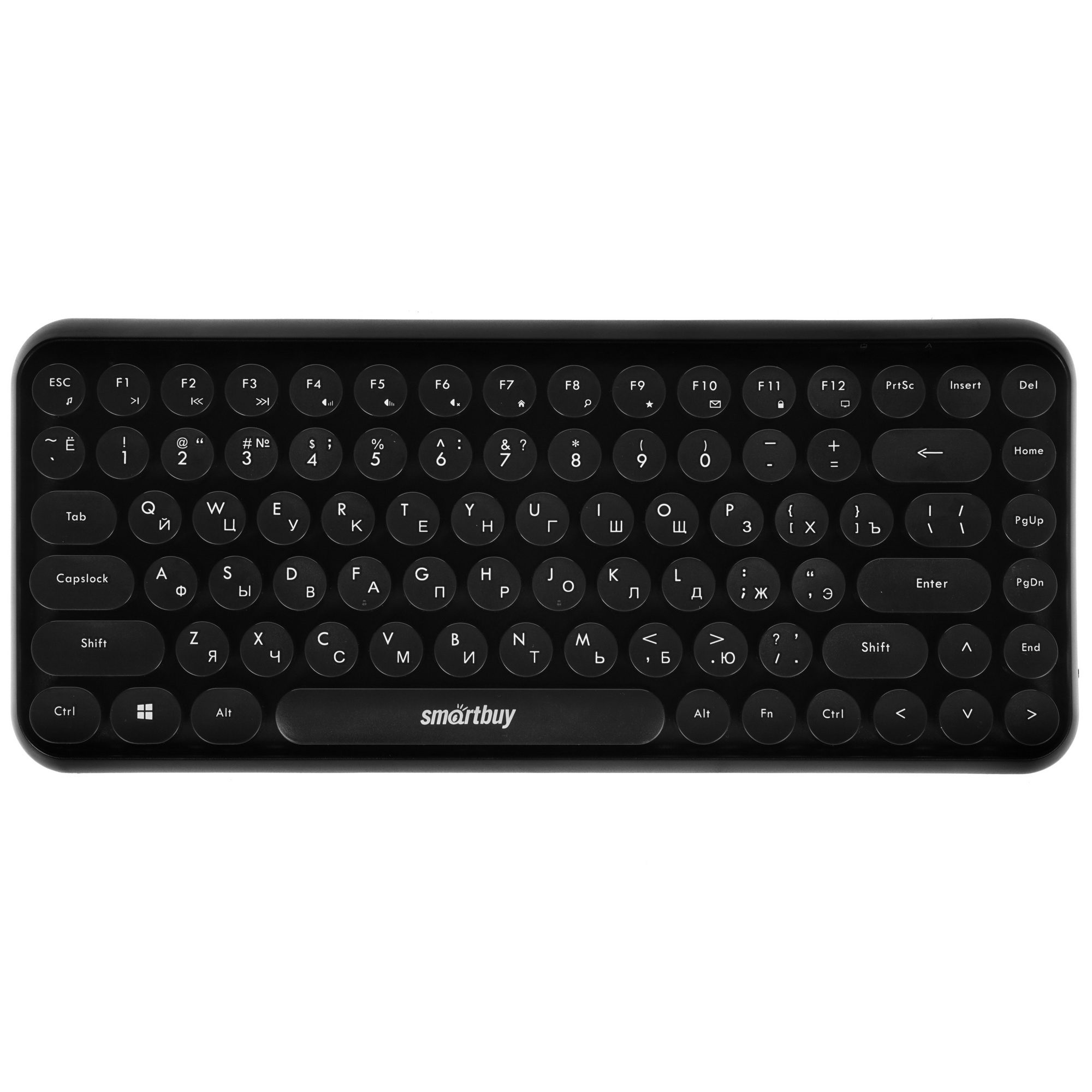 Комплект клавиатура+мышь мультимедийный Smartbuy 626376AG черный [SBC-626376AG-K]