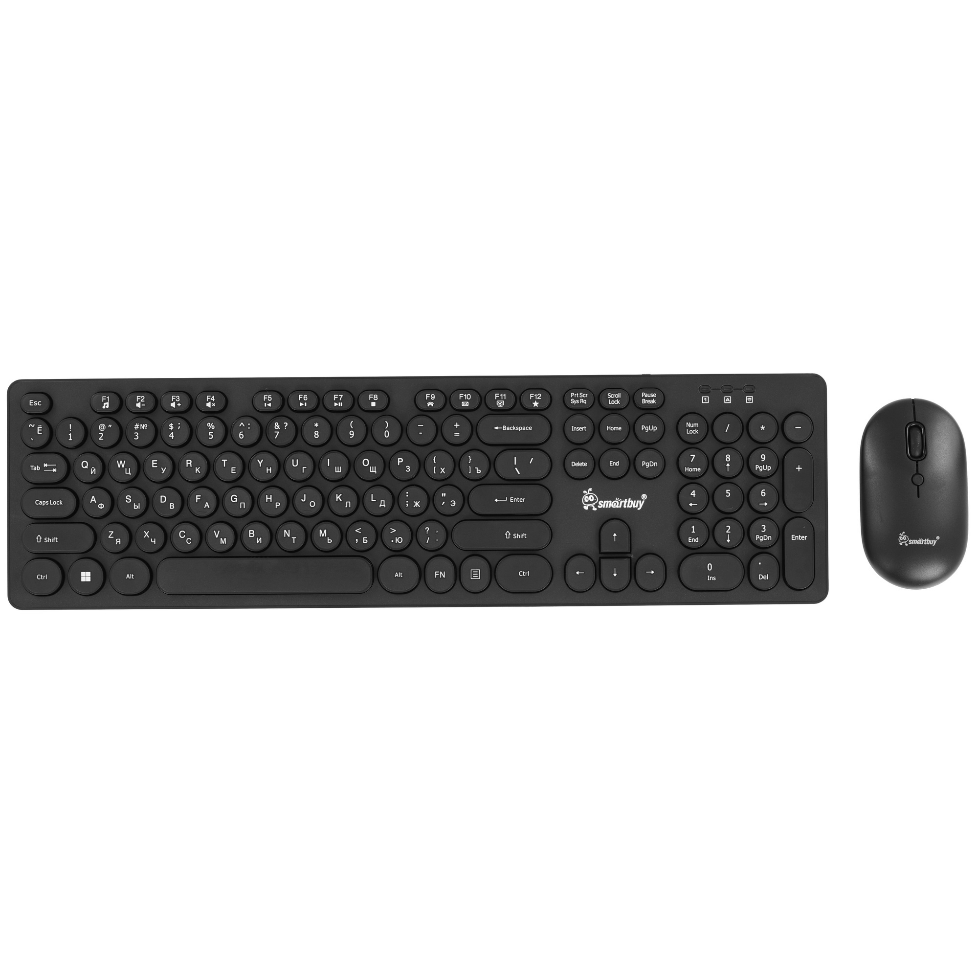 Комплект клавиатура+мышь Smartbuy (SBC-328327AG-K) ONE 328327AG черный