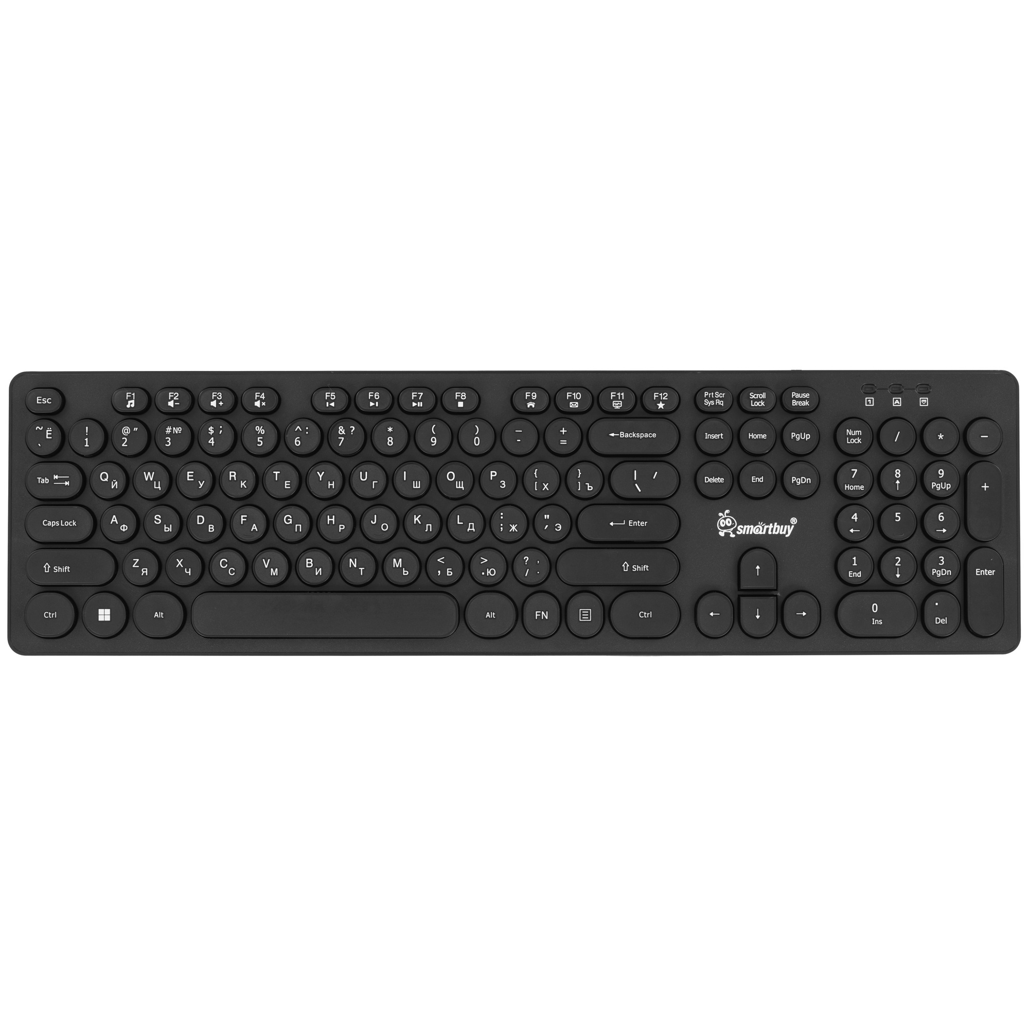 Комплект клавиатура+мышь Smartbuy (SBC-328327AG-K) ONE 328327AG черный