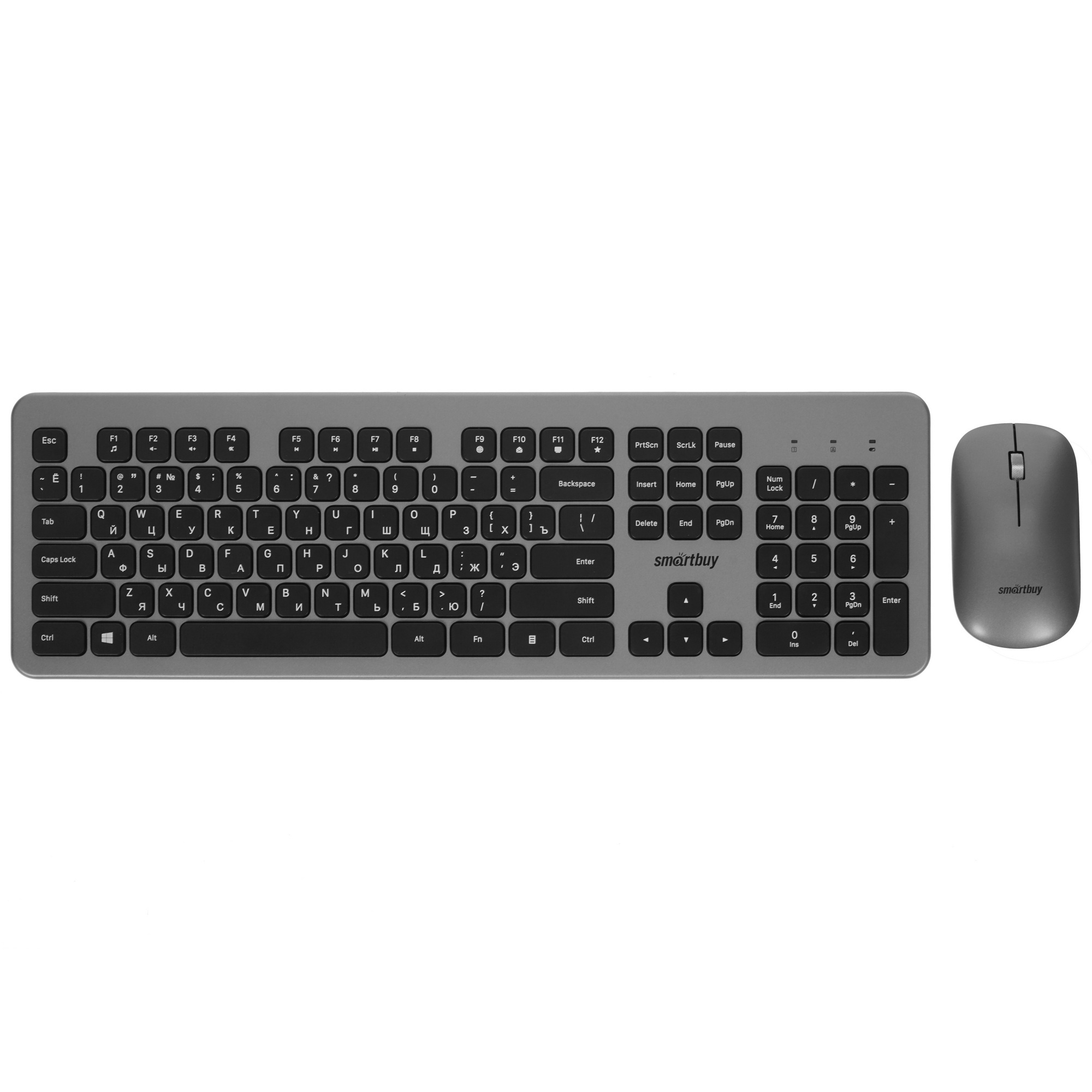 Комплект клавиатура+мышь Smartbuy (SBC-233375AG-GK) 233375AG серо-черный