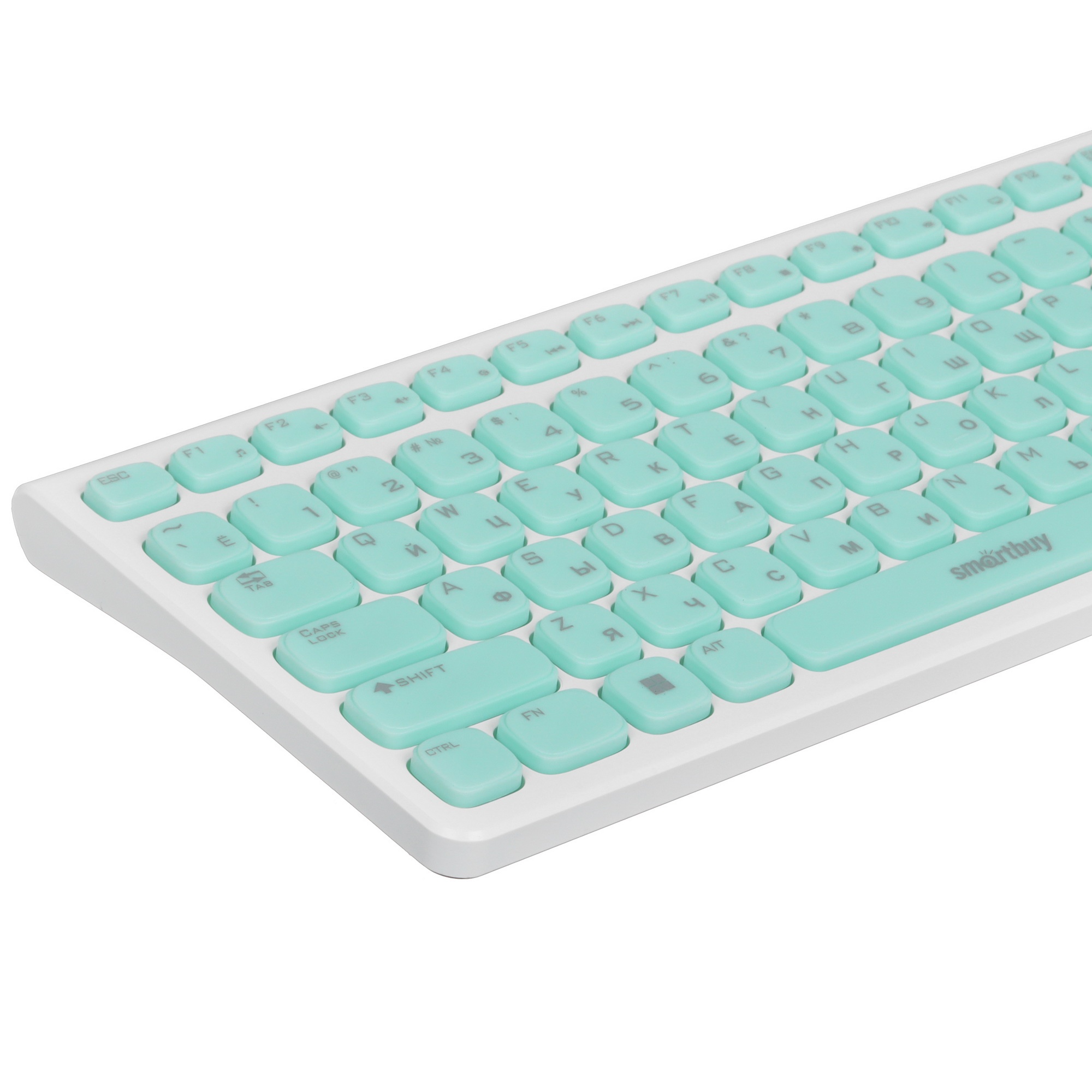 Комплект клавиатура+мышь Smartbuy (SBC-250288AG-WG) ONE 250288AG бело-зеленый