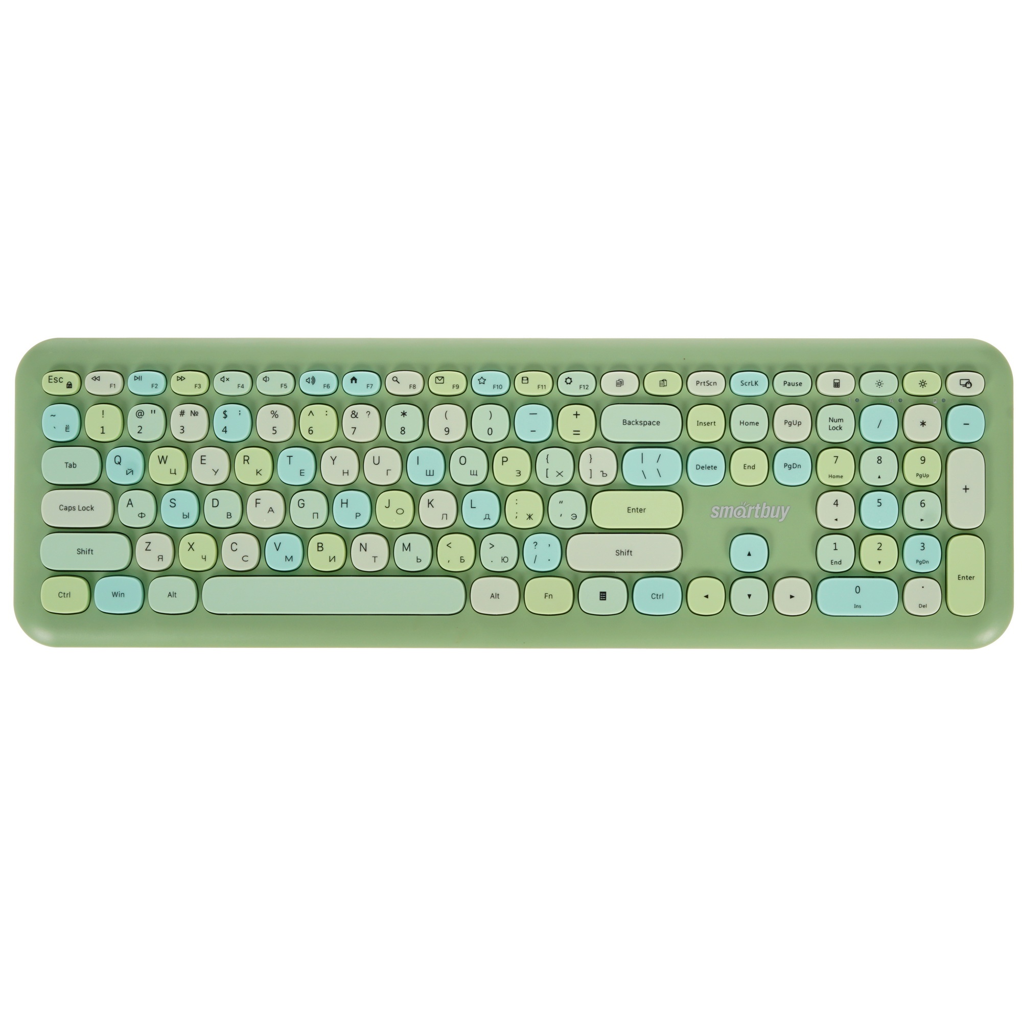 Комплект клавиатура+мышь Smartbuy (SBC-666395AG-G) 666395 зеленый