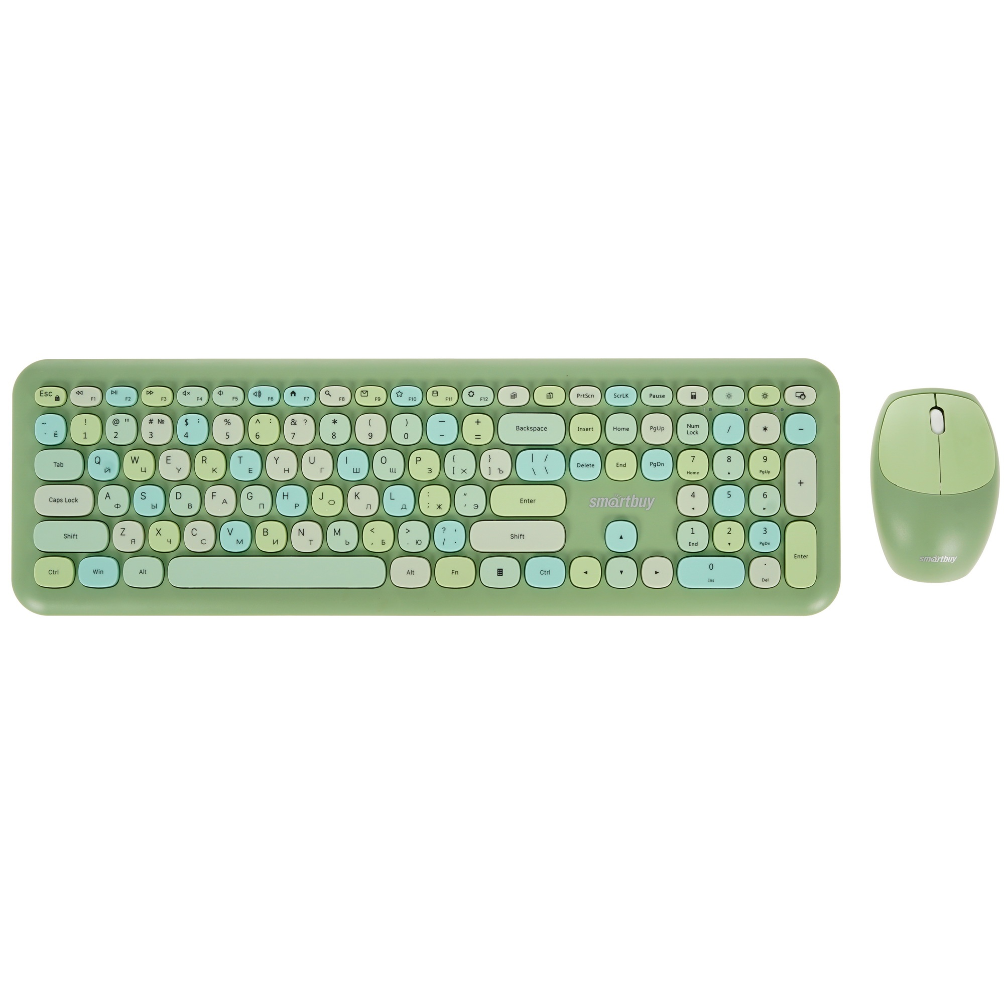 Комплект клавиатура+мышь Smartbuy (SBC-666395AG-G) 666395 зеленый