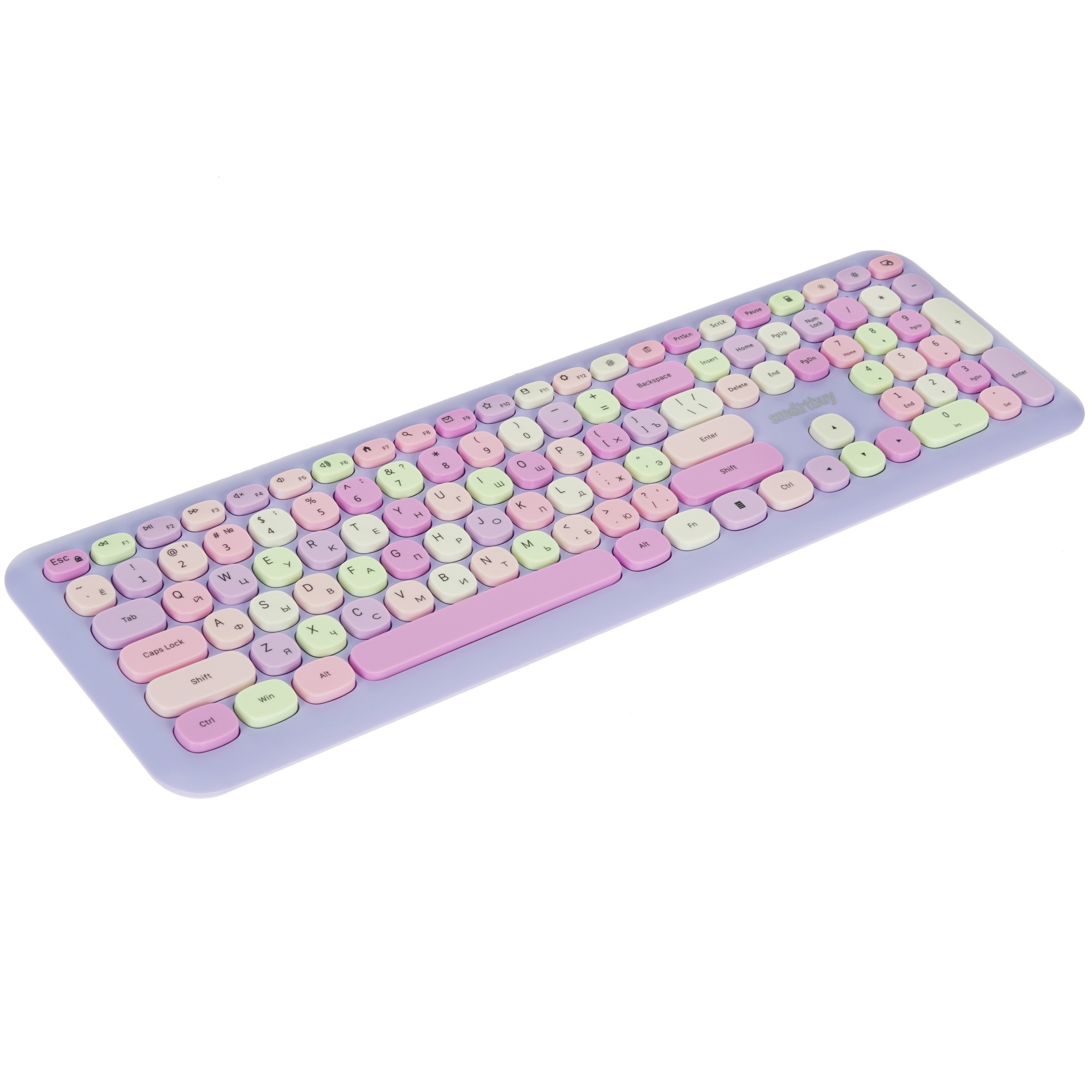 Комплект клавиатура+мышь Smartbuy (SBC-666395AG-V) 666395 фиолетовый