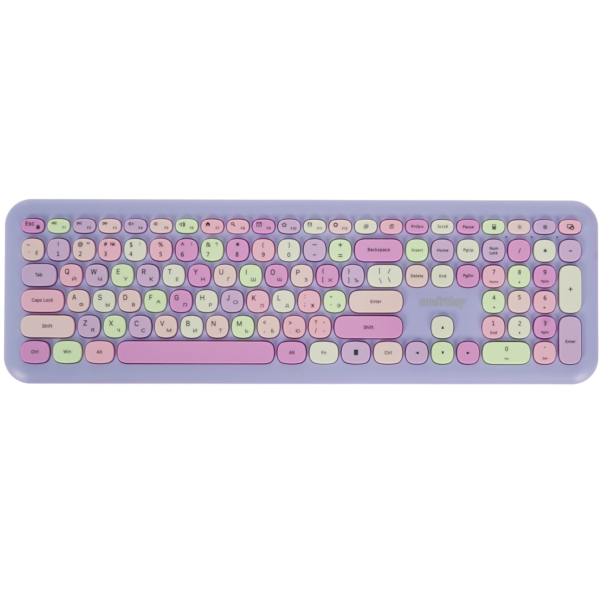 Комплект клавиатура+мышь Smartbuy (SBC-666395AG-V) 666395 фиолетовый