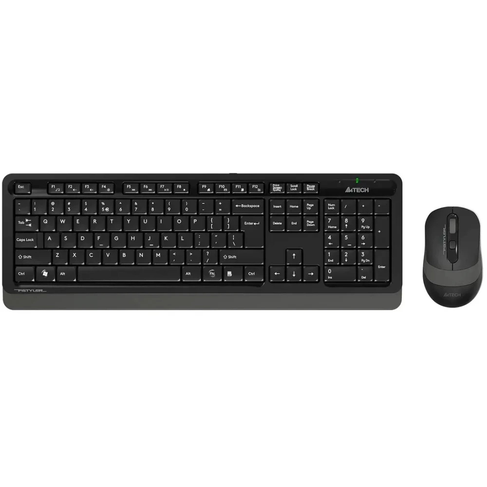 Клавиатура + мышь A4Tech Fstyler FG1010S клав:черный/серый мышь:черный/серый USB беспроводная Multim