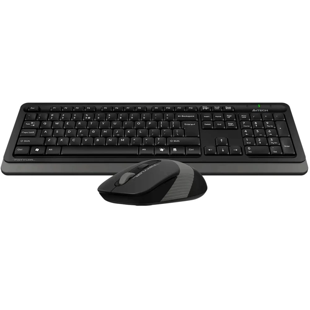 Клавиатура + мышь A4Tech Fstyler FG1010S клав:черный/серый мышь:черный/серый USB беспроводная Multim