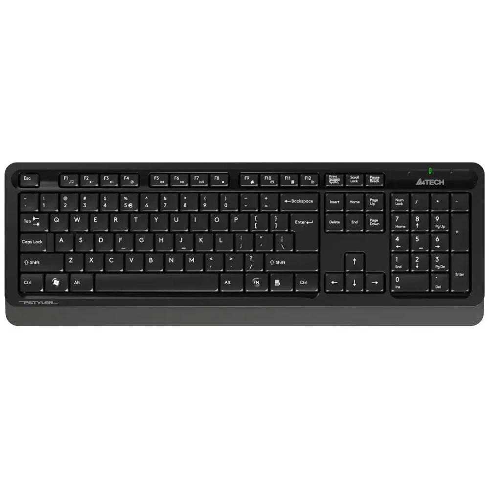 Клавиатура + мышь A4Tech Fstyler FG1010S клав:черный/серый мышь:черный/серый USB беспроводная Multim