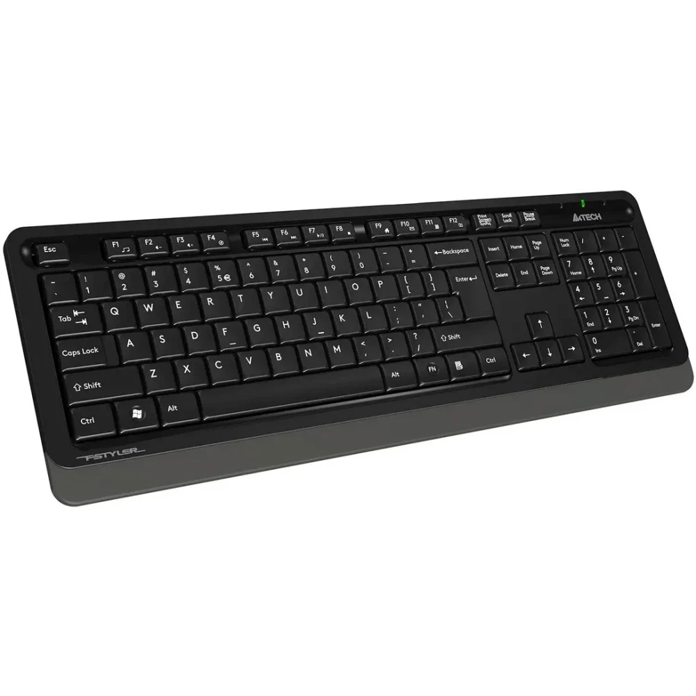 Клавиатура + мышь A4Tech Fstyler FG1010S клав:черный/серый мышь:черный/серый USB беспроводная Multim