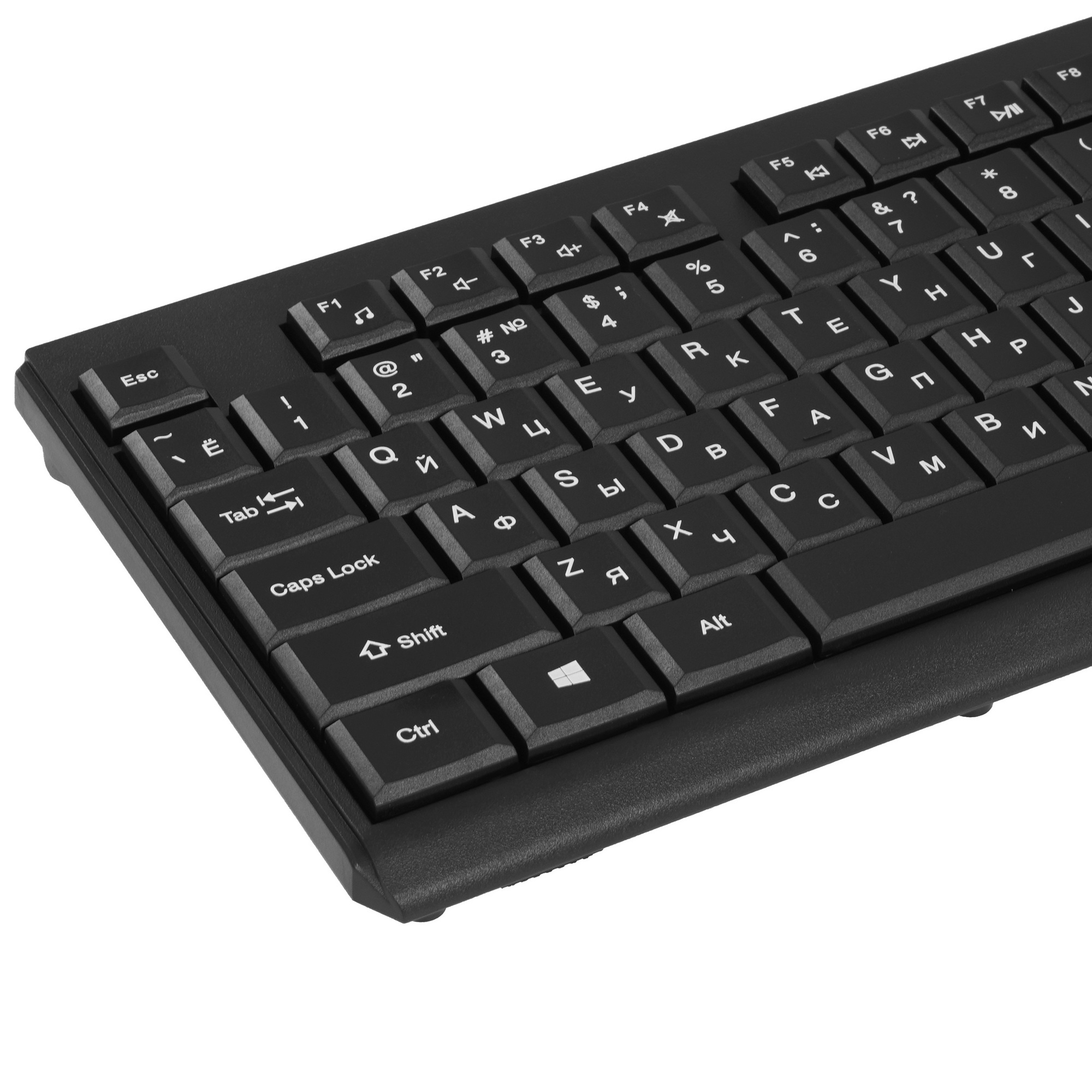 Клавиатура + мышь Оклик S269W клав:черный мышь:черный USB беспроводная slim Multimedia (2070303)