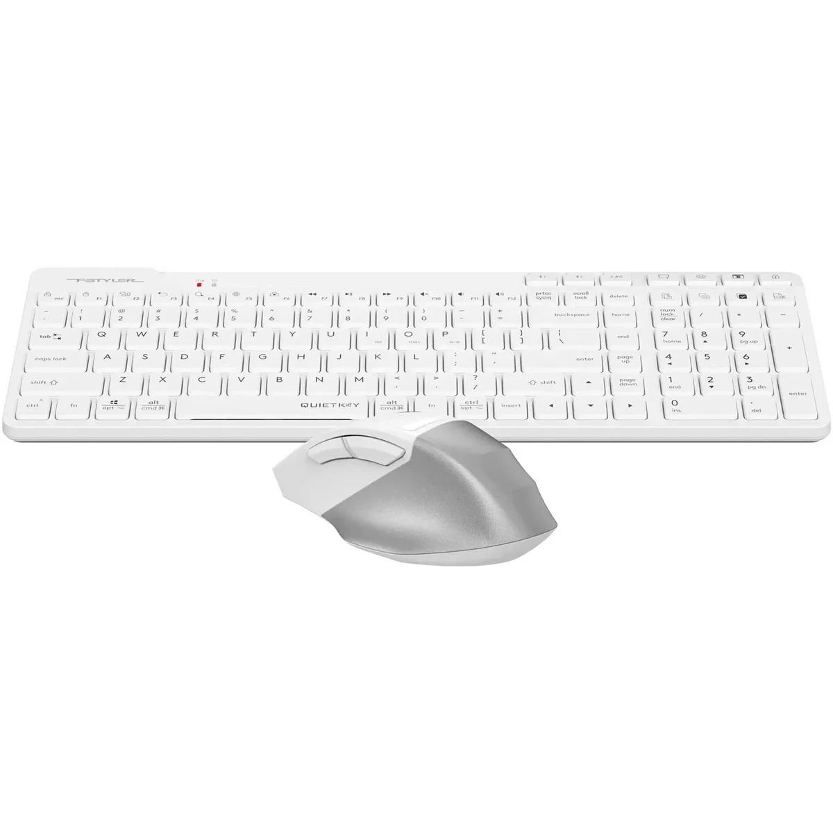 Клавиатура + мышь A4Tech Fstyler FB2800C Air2 белый клав:белый/серый мышь:белый/серый USB беспроводн