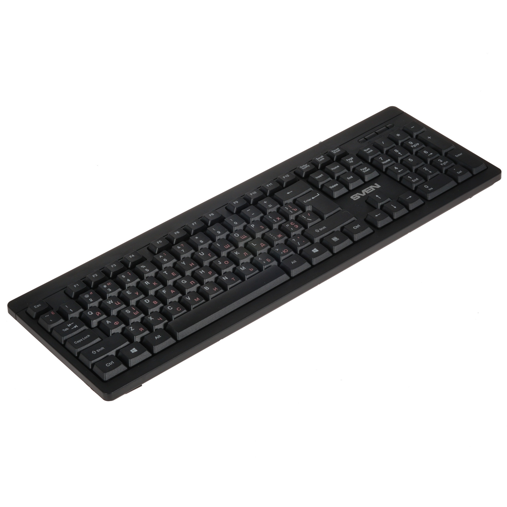 Набор SVEN KB-S320C клавиатура и мышь чёрные (USB, 105 кл, 4 кнопки, 1000 dpi)