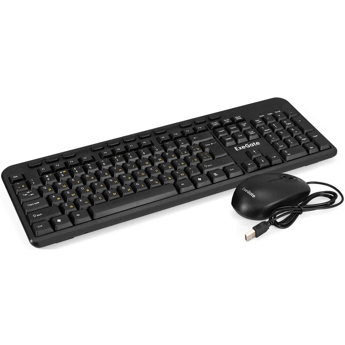 Комплект ExeGate Professional Standard Combo MK150 (клавиатура мультимедийная влагозащищенная 116кл.