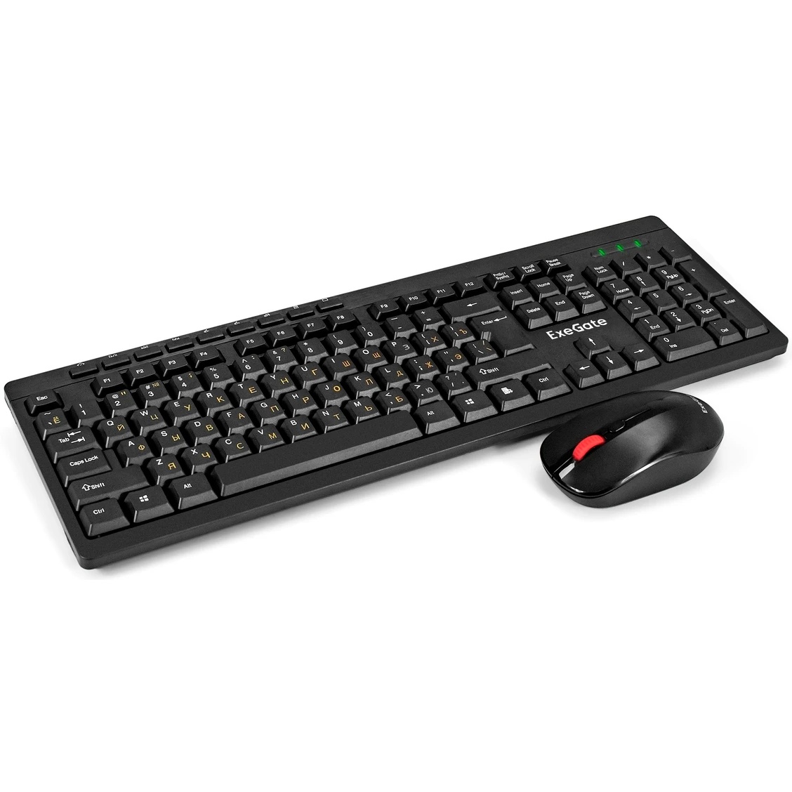 Комплект беспроводной ExeGate Professional Standard Combo MK260 (клавиатура мультимедийная полноразм