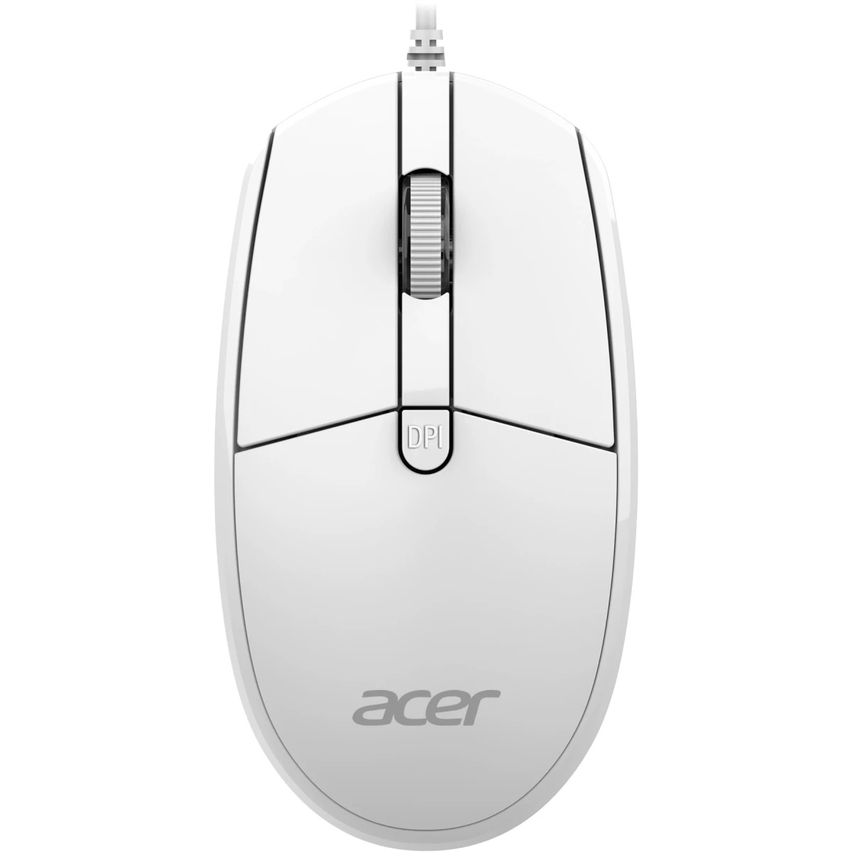 Клавиатура + мышь Acer OCC400 клав:белый мышь:белый USB (ZL.ACCCC.014)