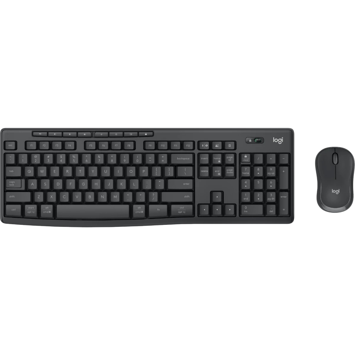 Клавиатура + мышь Logitech MK370 клав:черный мышь:черный/черный USB беспроводная BT Multimedia (920-