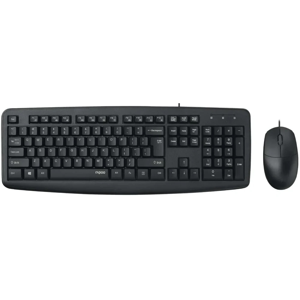Комплект клавиатура+мышь RAPOO NX1600 Black