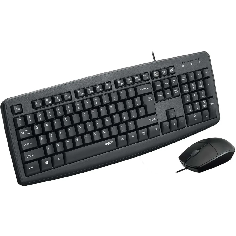 Комплект клавиатура+мышь RAPOO NX1600 Black