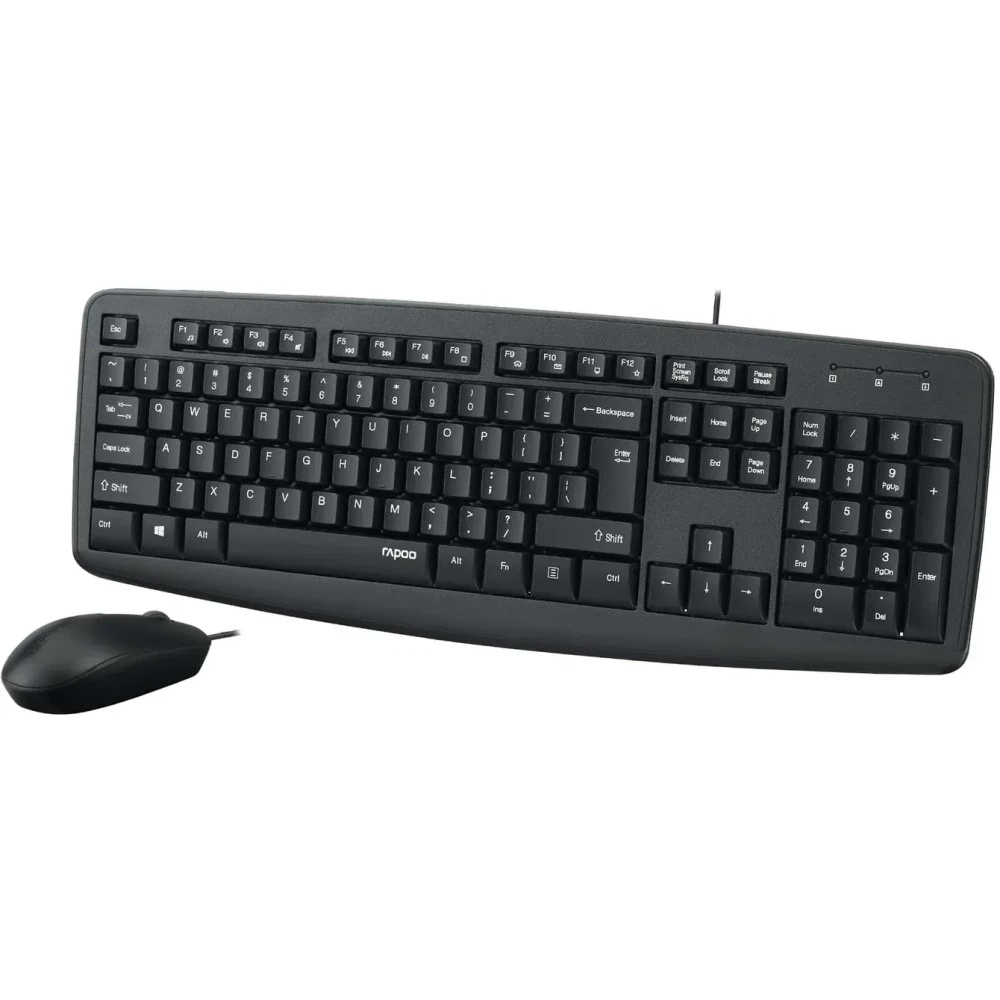 Комплект клавиатура+мышь RAPOO NX1600 Black