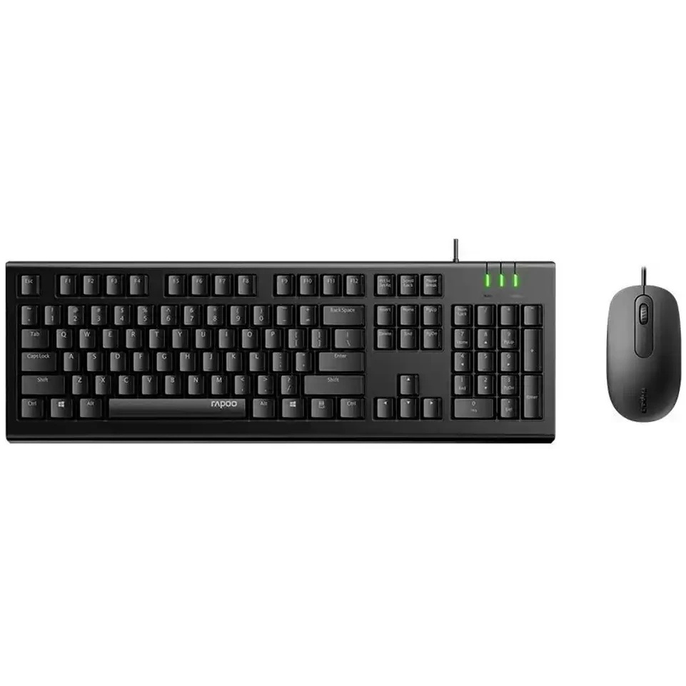 Комплект клавиатура+мышь RAPOO NX1500 Black