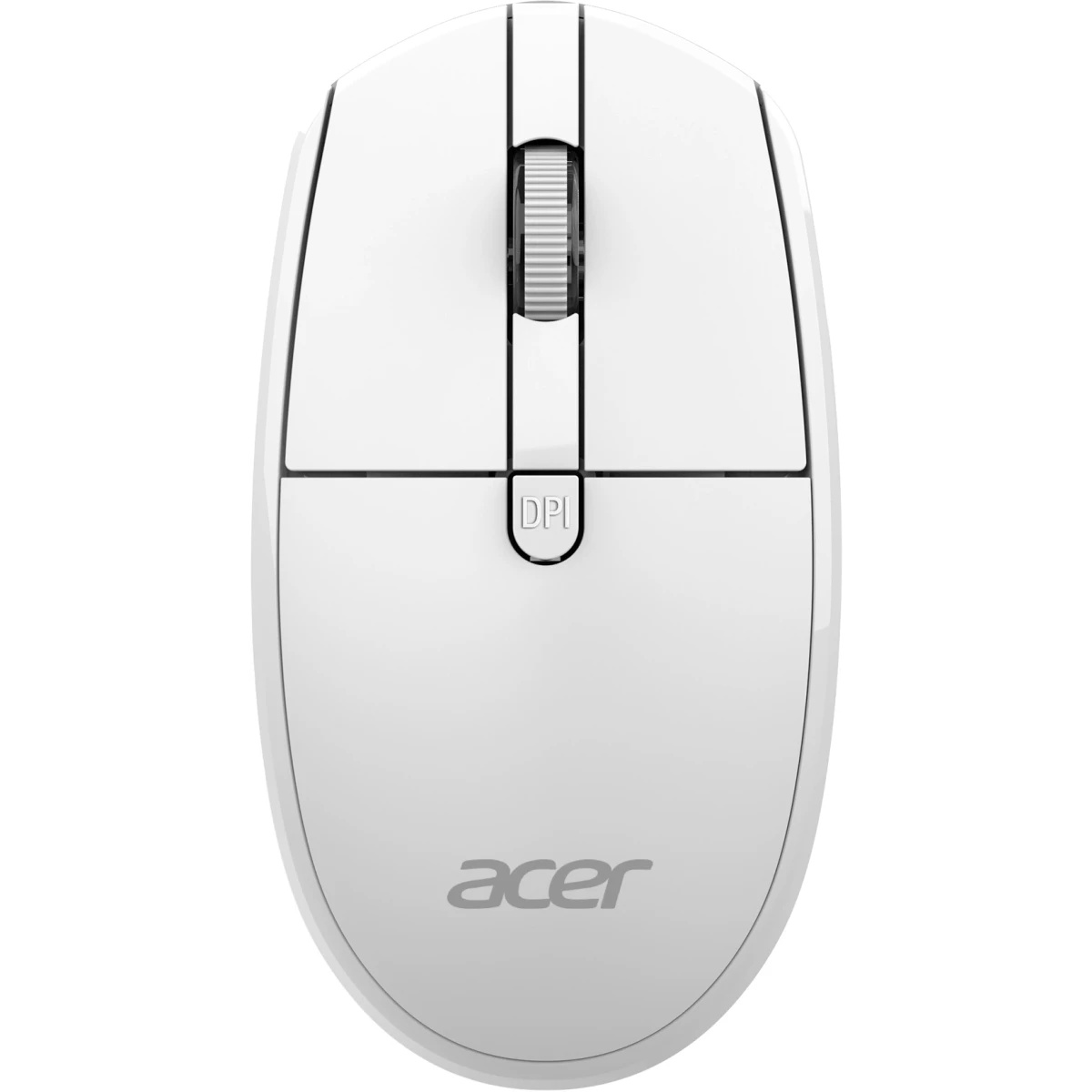 Клавиатура + мышь Acer OCC401 клав:белый мышь:белый USB беспроводная (ZL.ACCCC.017)
