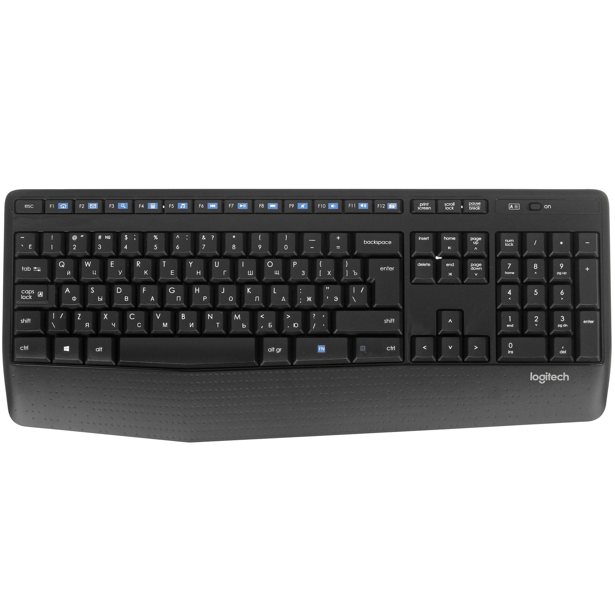 Клавиатура + мышь Logitech MK345 клав:черный мышь:черный USB беспроводная Multimedia (920-012925)