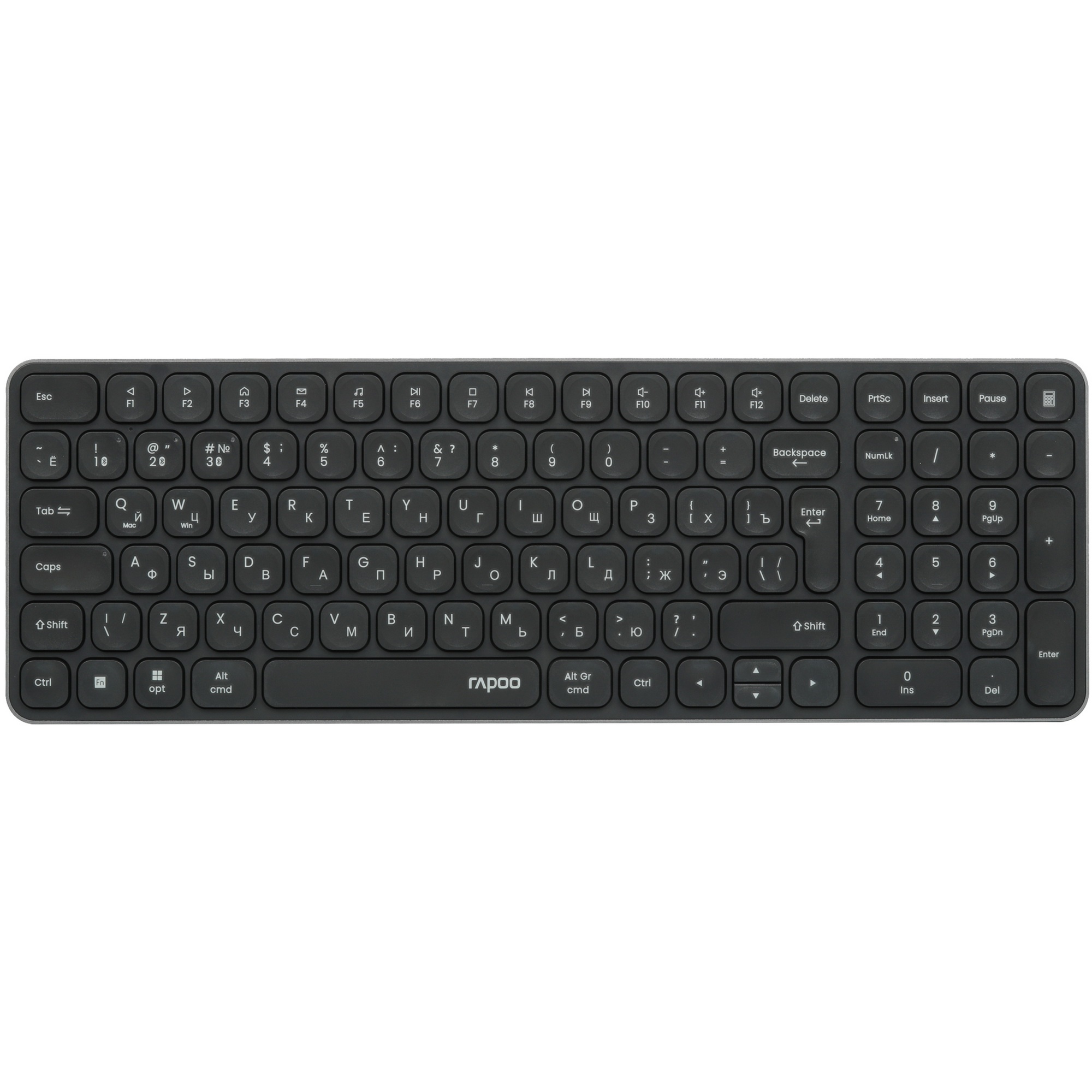 Клавиатура + Мышь Rapoo 9320M Беспроводная 2.4G Bluetooth 4.0, 5.0