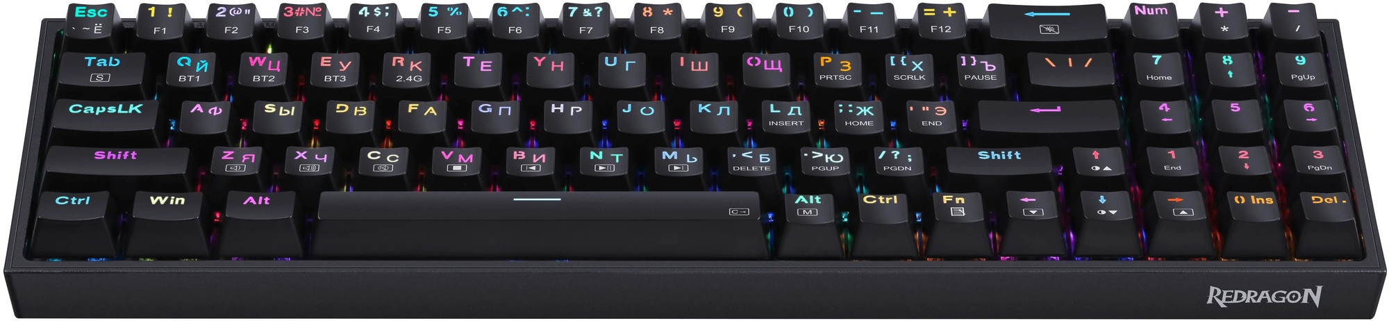 Игровой набор Redragon S136 RU,мышь+клавиатура,BT/2.4G_1