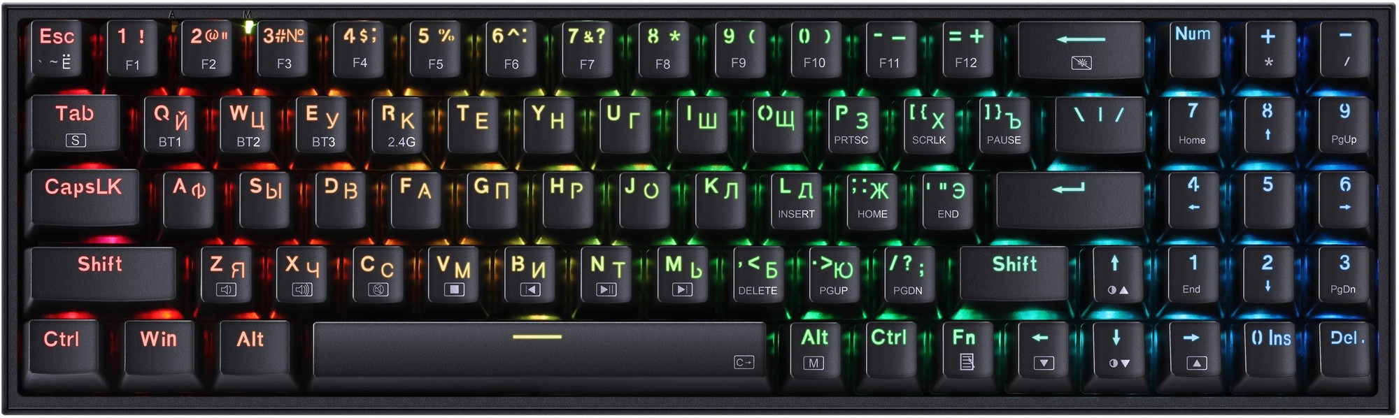 Игровой набор Redragon S136 RU,мышь+клавиатура,BT/2.4G_1