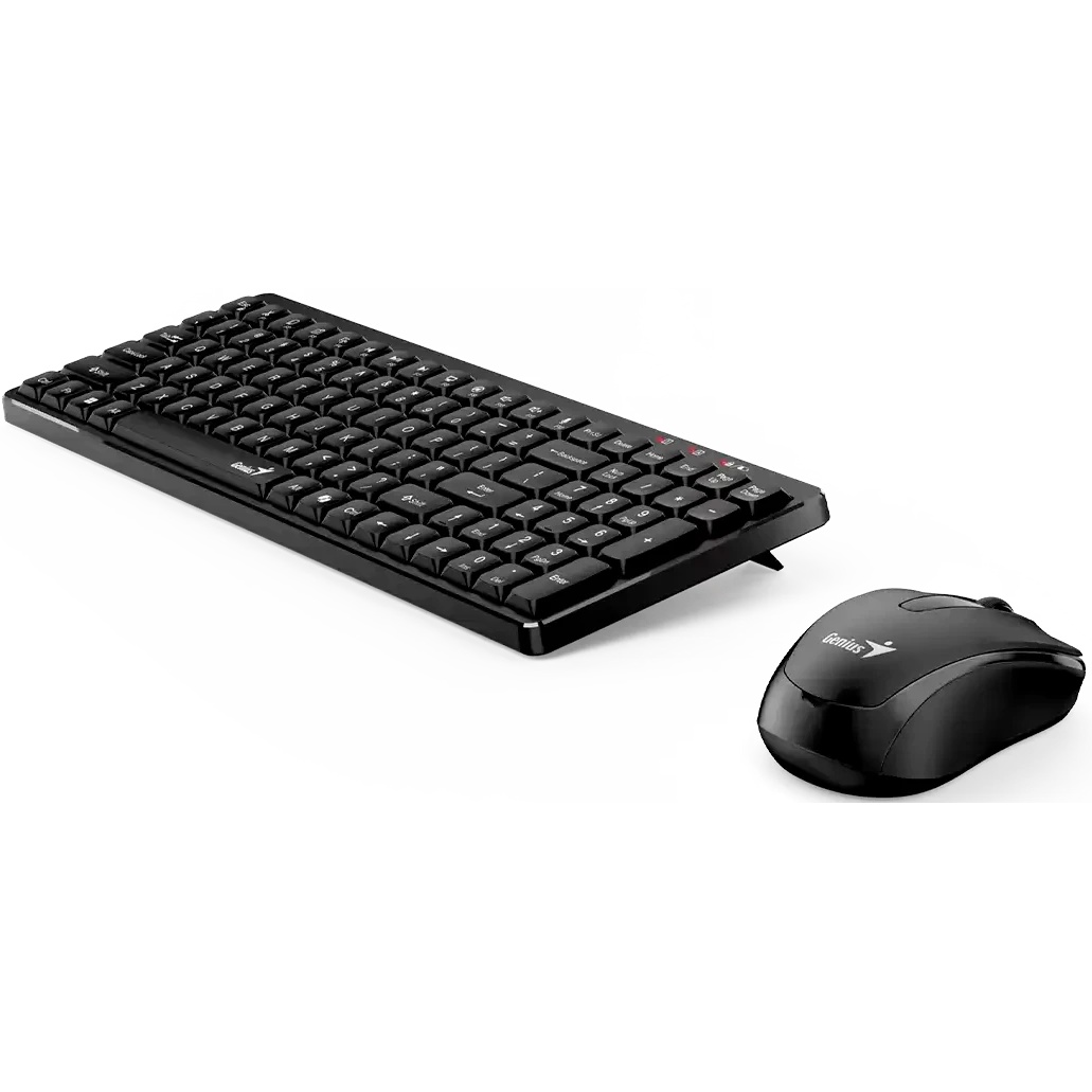 Комплект клавиатура+мышь беспроводной Genius LuxeMate Q8100 /мышь: 1200dpi/оптический/3 кнопки/батар