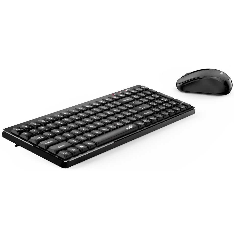 Комплект клавиатура+мышь беспроводной Genius LuxeMate Q8100 /мышь: 1200dpi/оптический/3 кнопки/батар