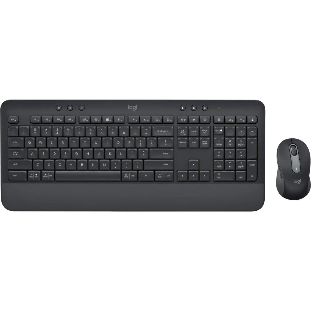 Клавиатура + мышь Logitech MK650 COMBO FOR BUSINESS клав:графитовый мышь:черный/серый USB беспроводн