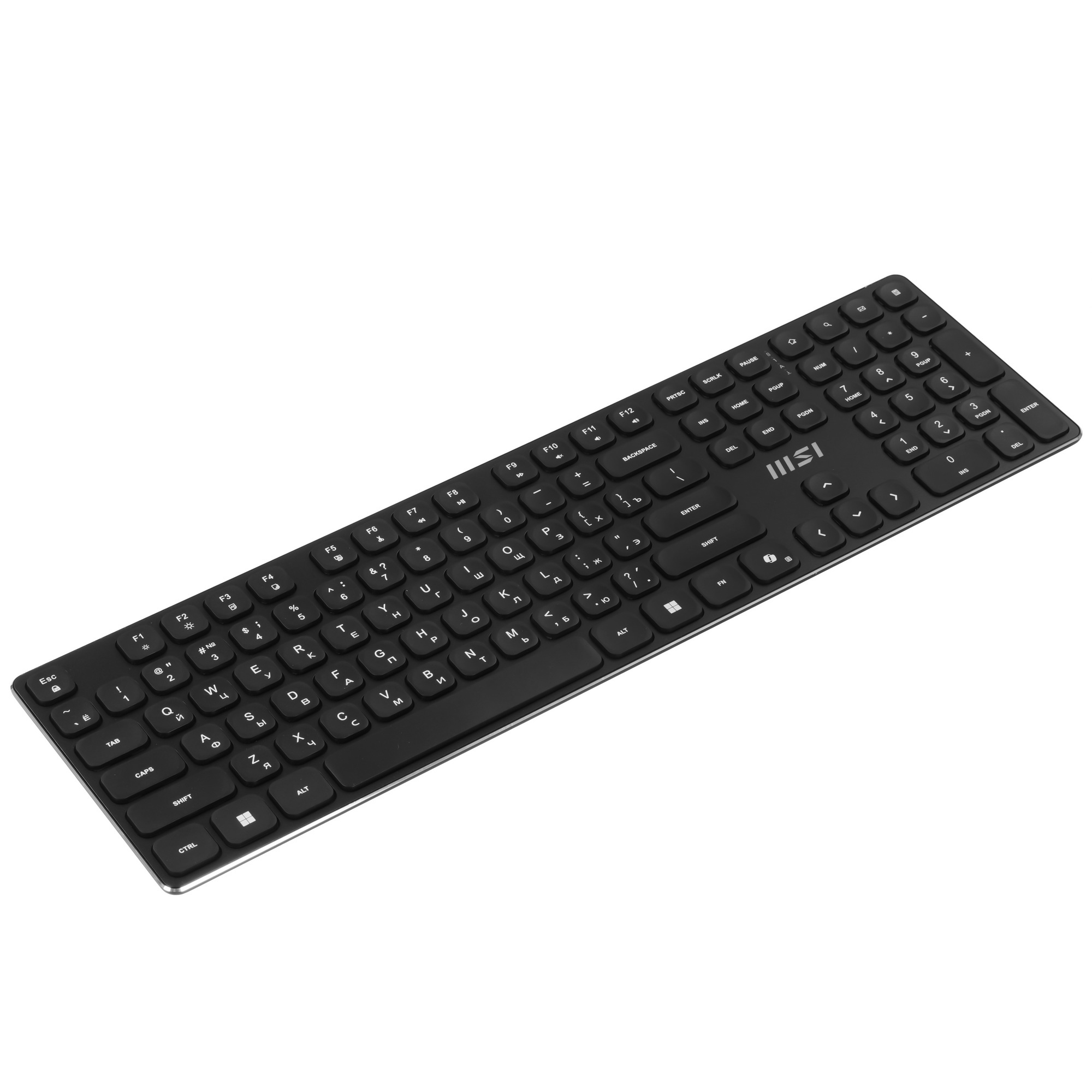 Клавиатура + мышь MSI K210 Combo клав:черный мышь:черный USB беспроводная (S11-43RU213-Y92)
