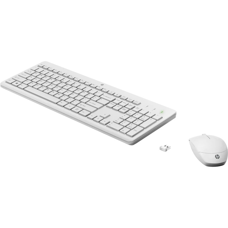 Комплект клавиатура+мышь HP 230 WL Mouse+KB Combo WHT