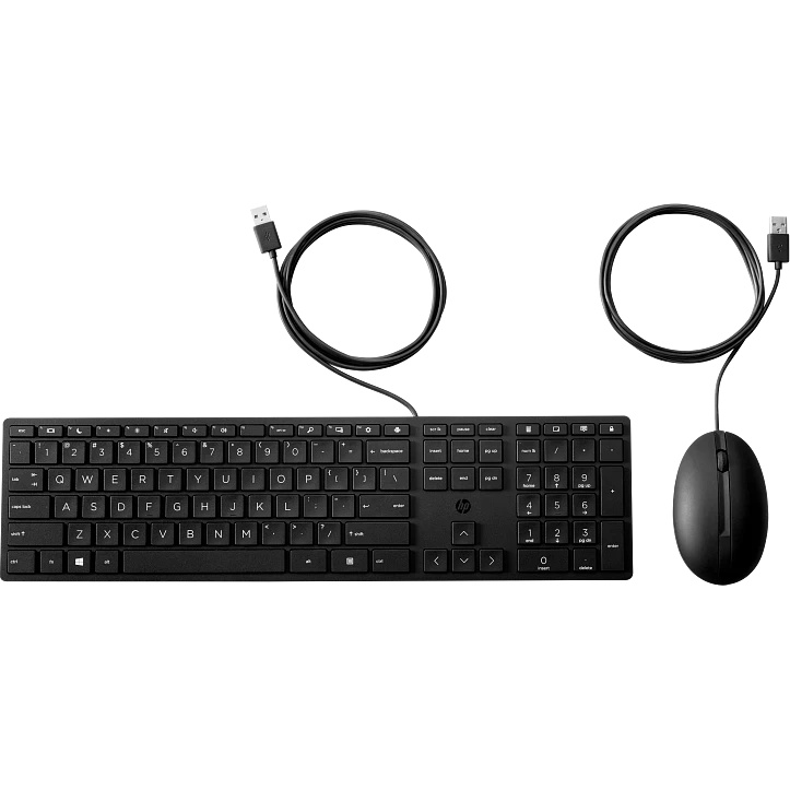 Комплект Keyboard and Mouse HP 320MK Wired  (black) ENG