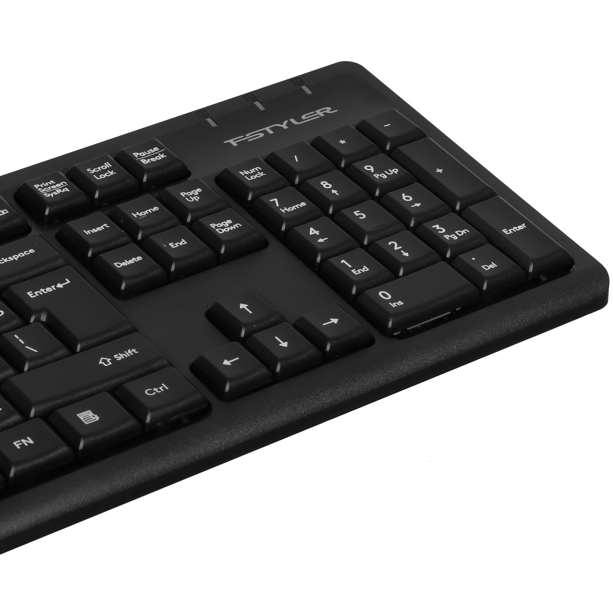Клавиатура + мышь A4Tech Fstyler FG1200 клав:черный мышь:черный USB беспроводная Multimedia