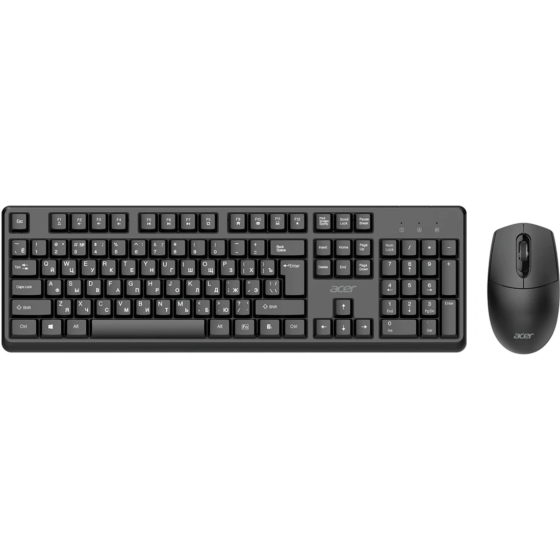 Клавиатура + мышь Acer OCC501 клав:черный мышь:черный USB Multimedia (ZL.ACC11.00H)