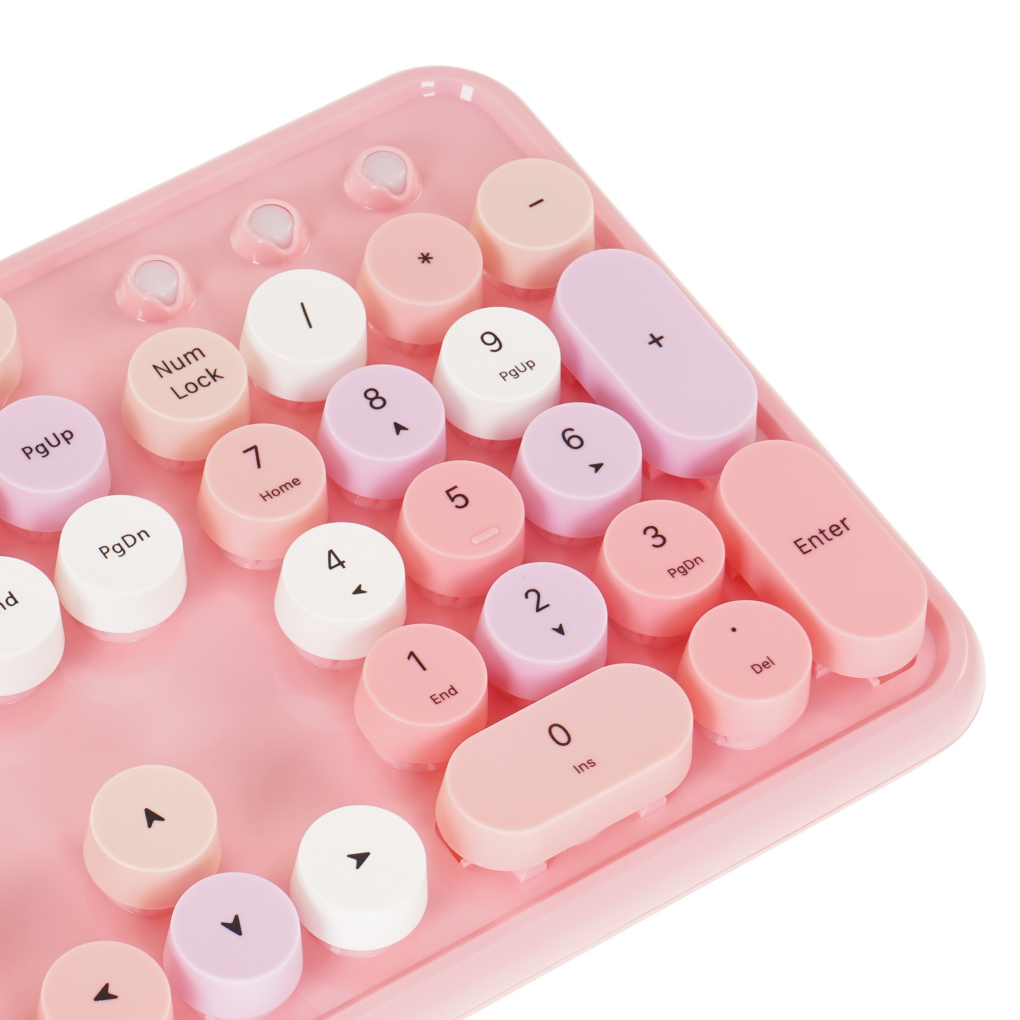 Клавиатура+мышь беспроводная AULA AC306 Pink-Colorful розовый