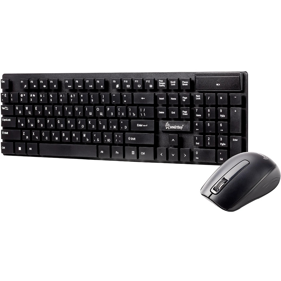 Комплект клавиатура+мышь Smartbuy серия ONE 400AG черный (SBC400AGK) /10.  "