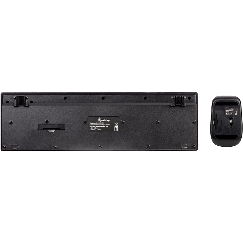 Комплект клавиатура+мышь Smartbuy серия ONE 400AG черный (SBC400AGK) /10.  "