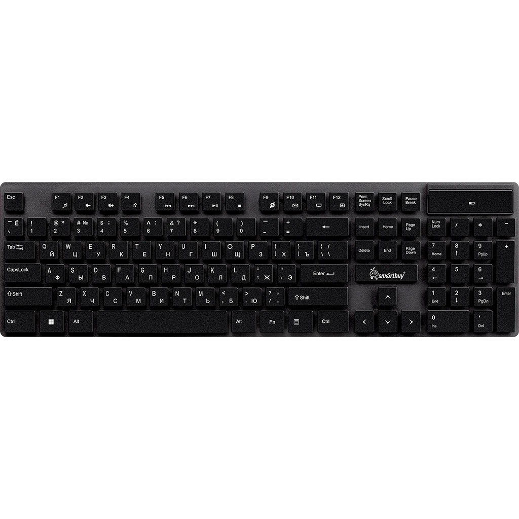 Комплект клавиатура+мышь Smartbuy серия ONE 400AG черный (SBC400AGK) /10.  "