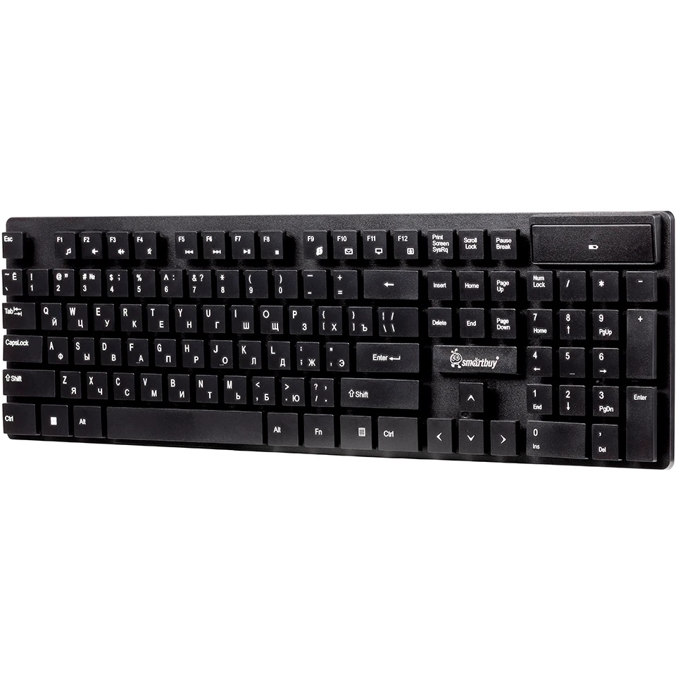 Комплект клавиатура+мышь Smartbuy серия ONE 400AG черный (SBC400AGK) /10.  "