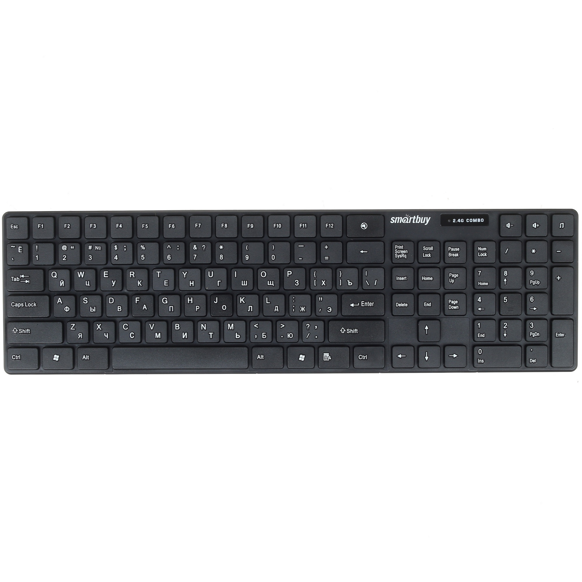 Комплект клавиатура + мышь Smartbuy ONE 229352AG черный SBC-229352AG-K